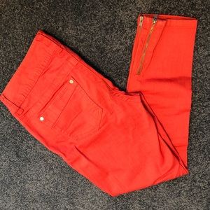 Orange jeans